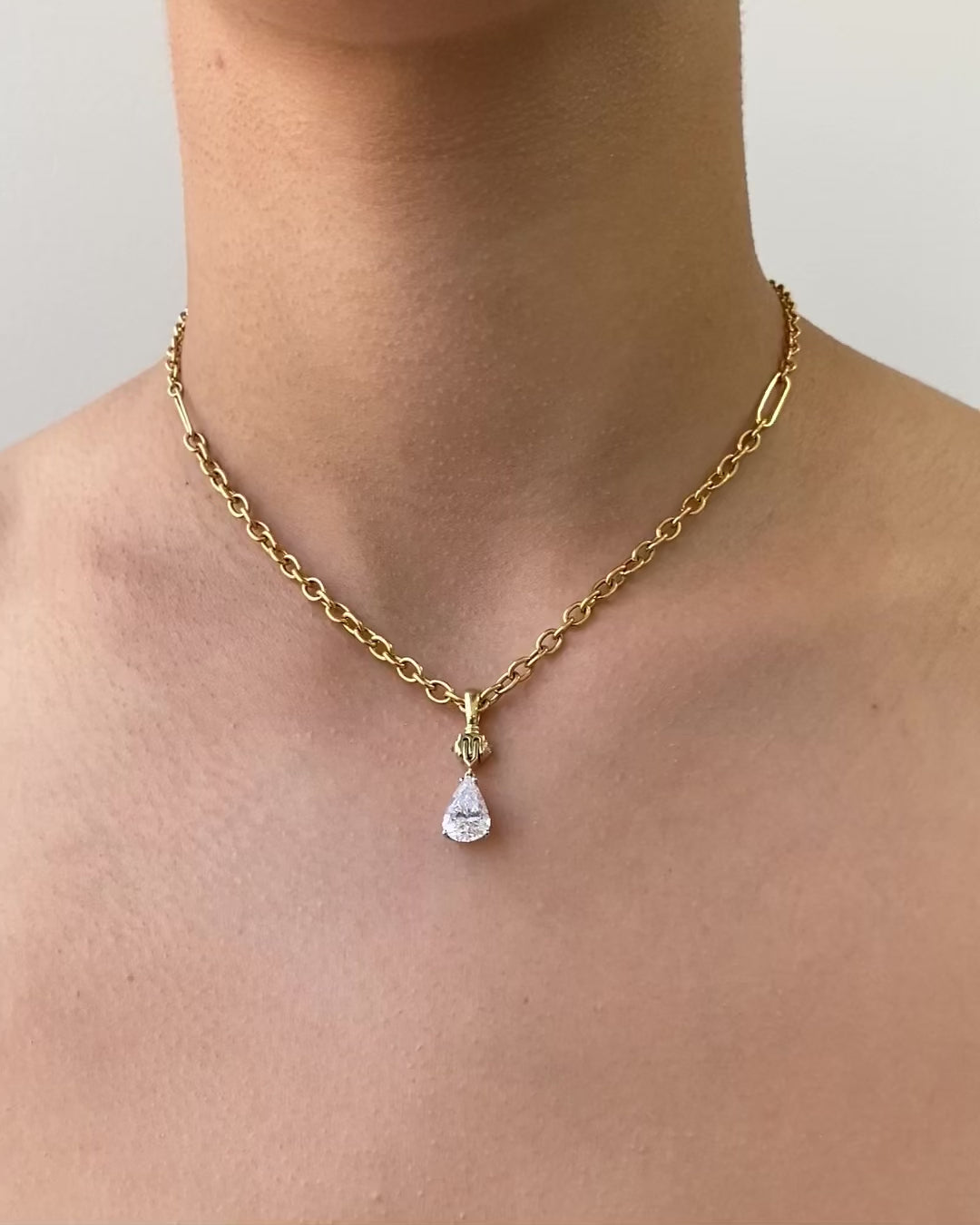 Knocker Pear Pendant