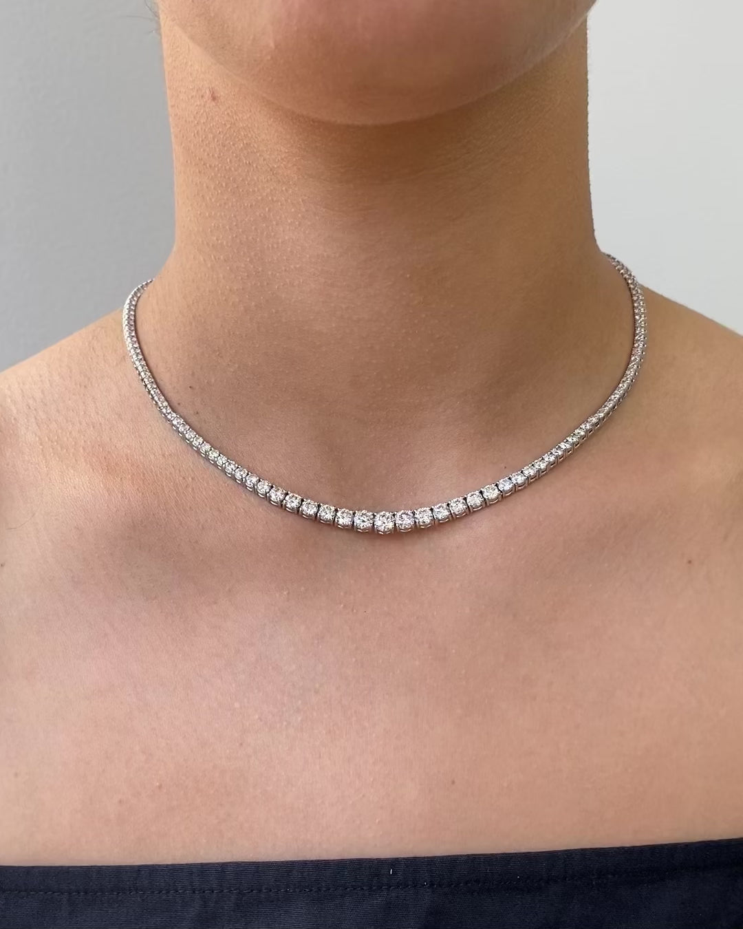 Graduated Diamond Necklace