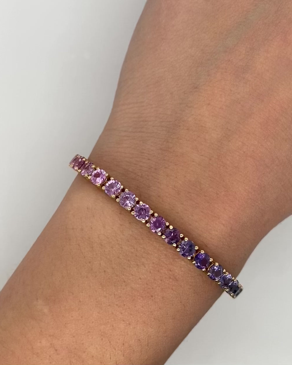 Rainbow Sapphire Bracelet