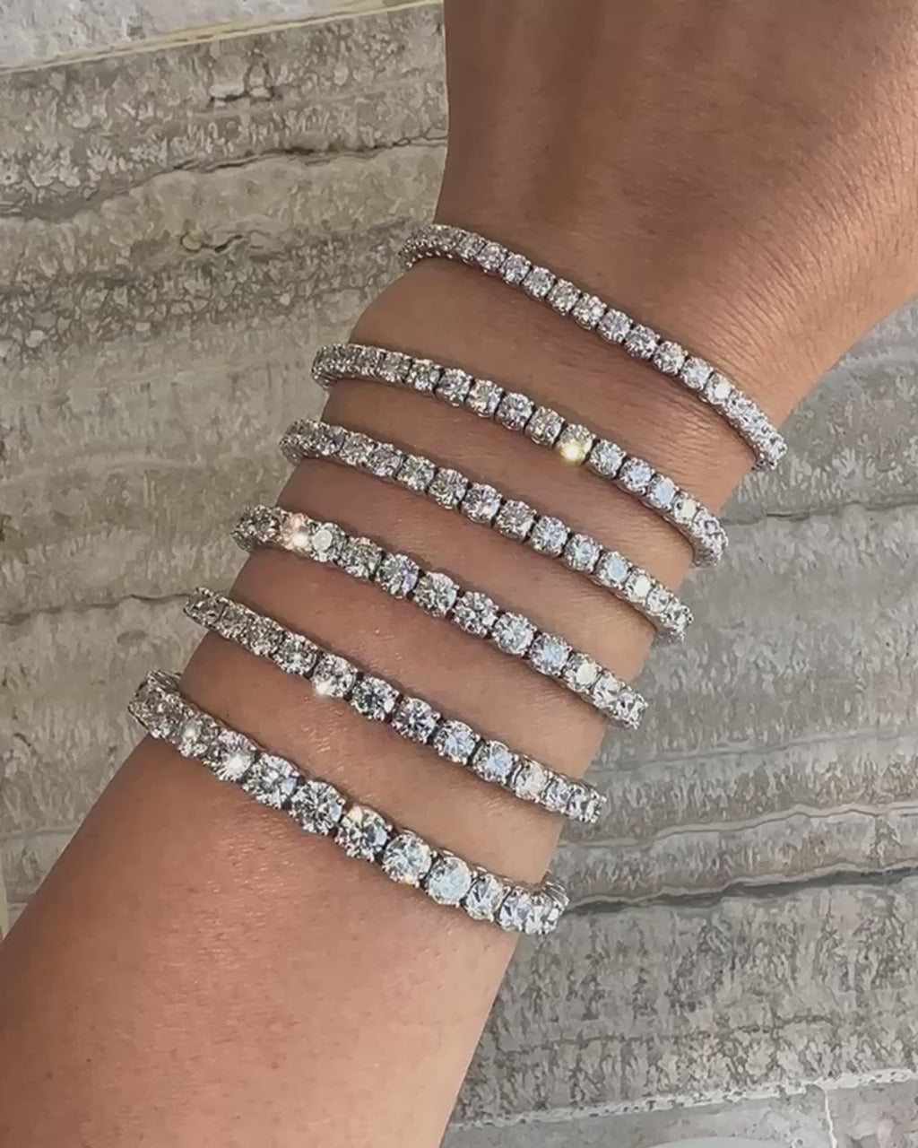Round Diamond Tennis Bracelet