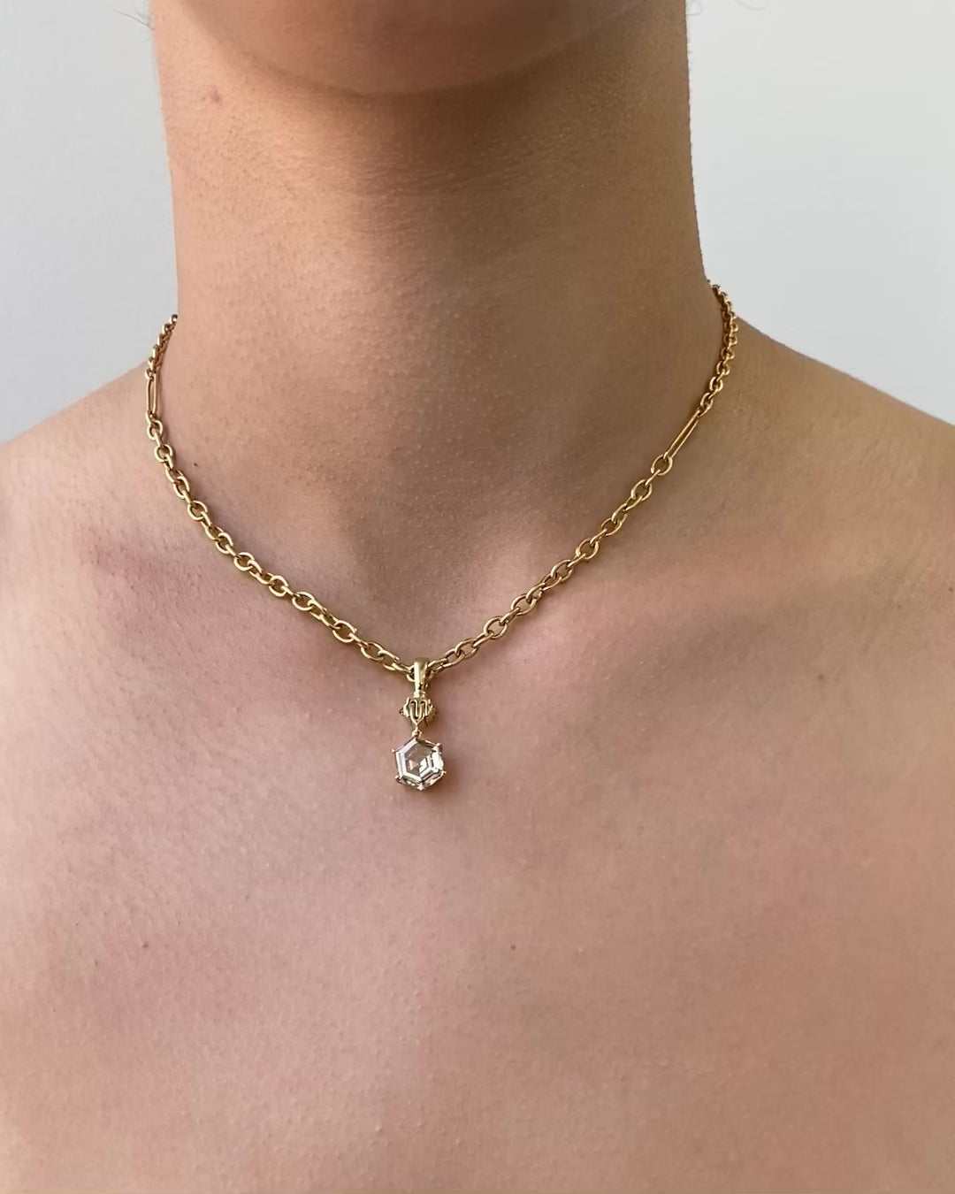 Knocker Hexagon Pendant