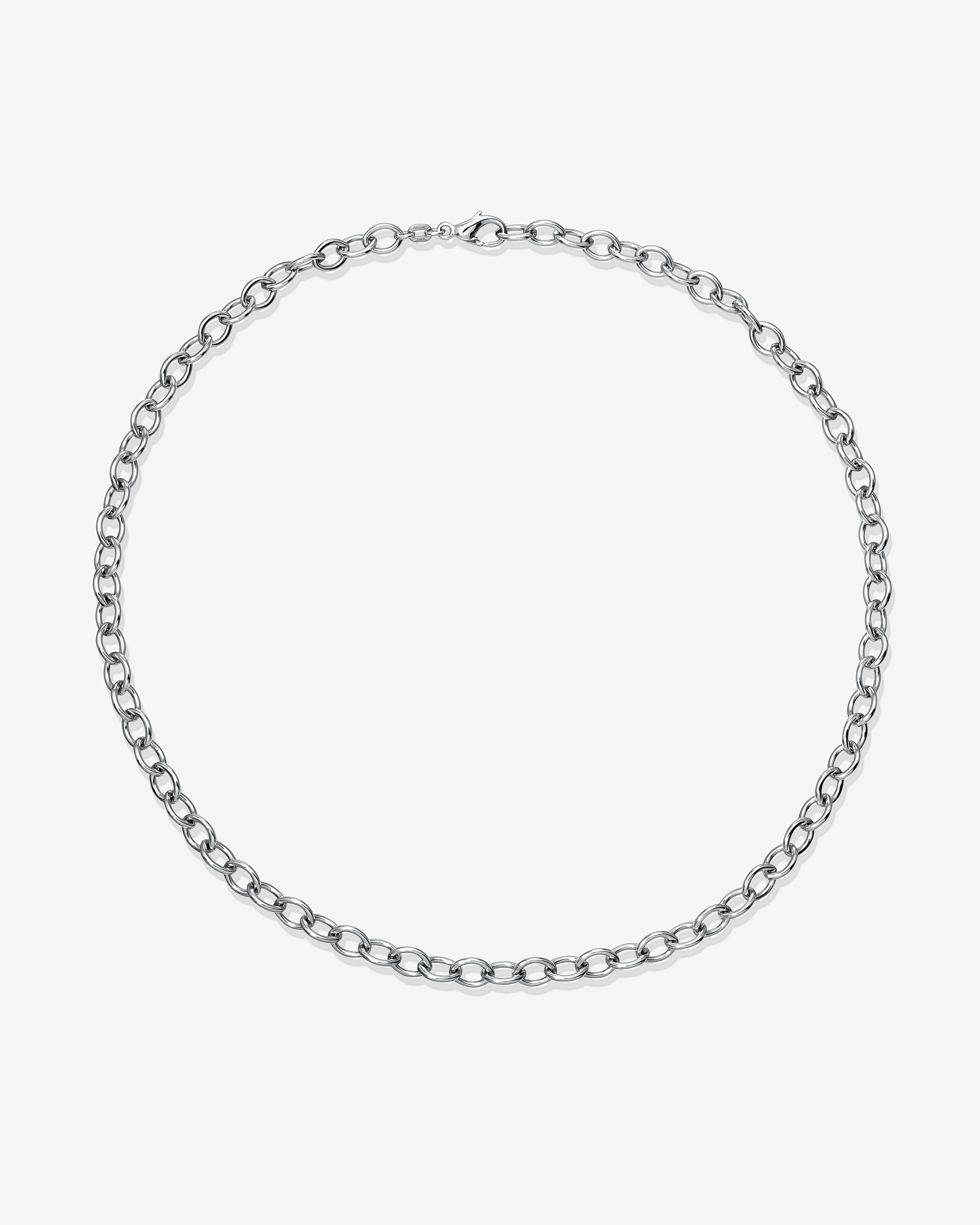 Silver Oval Chain