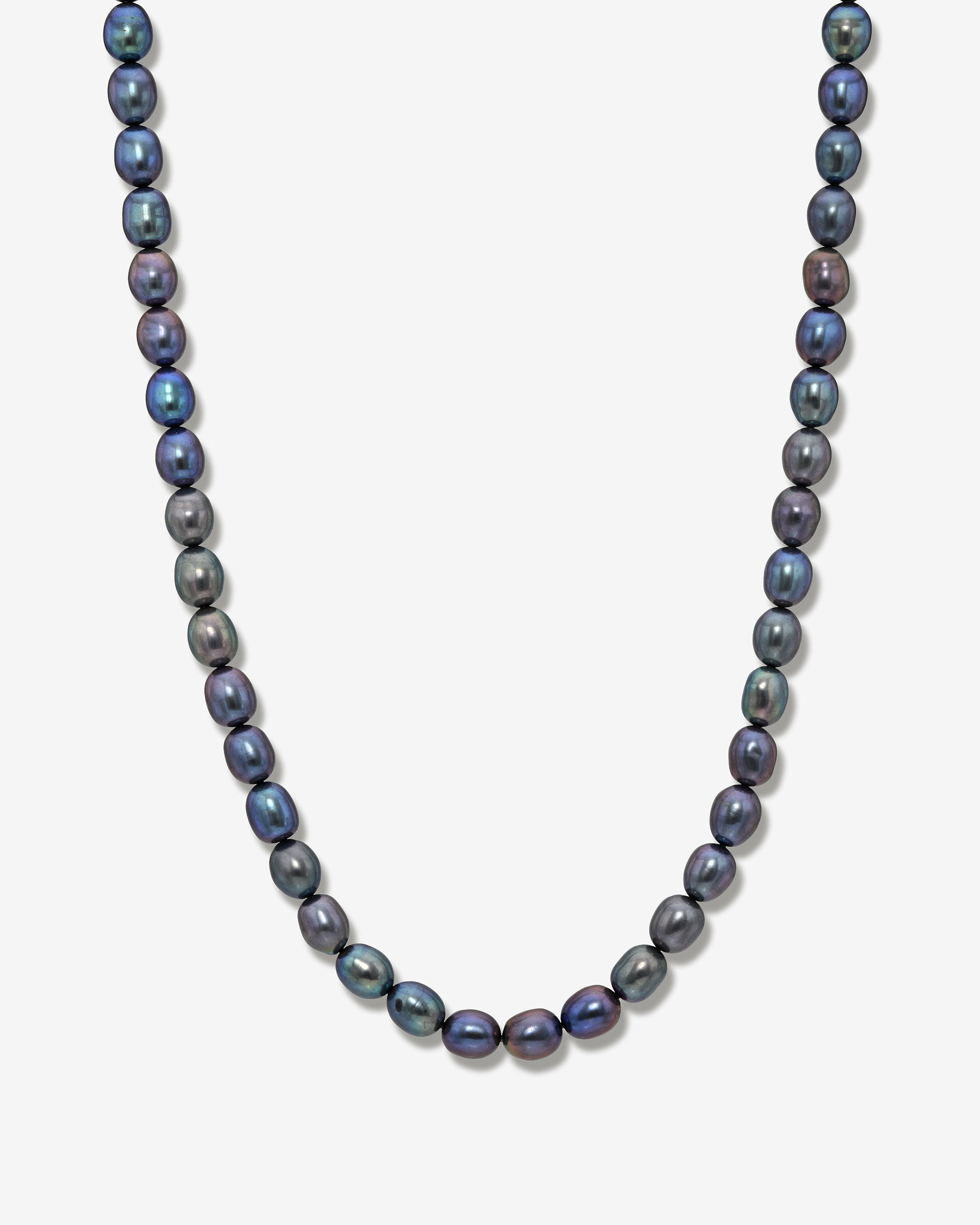 Black Rice Pearl Necklace
