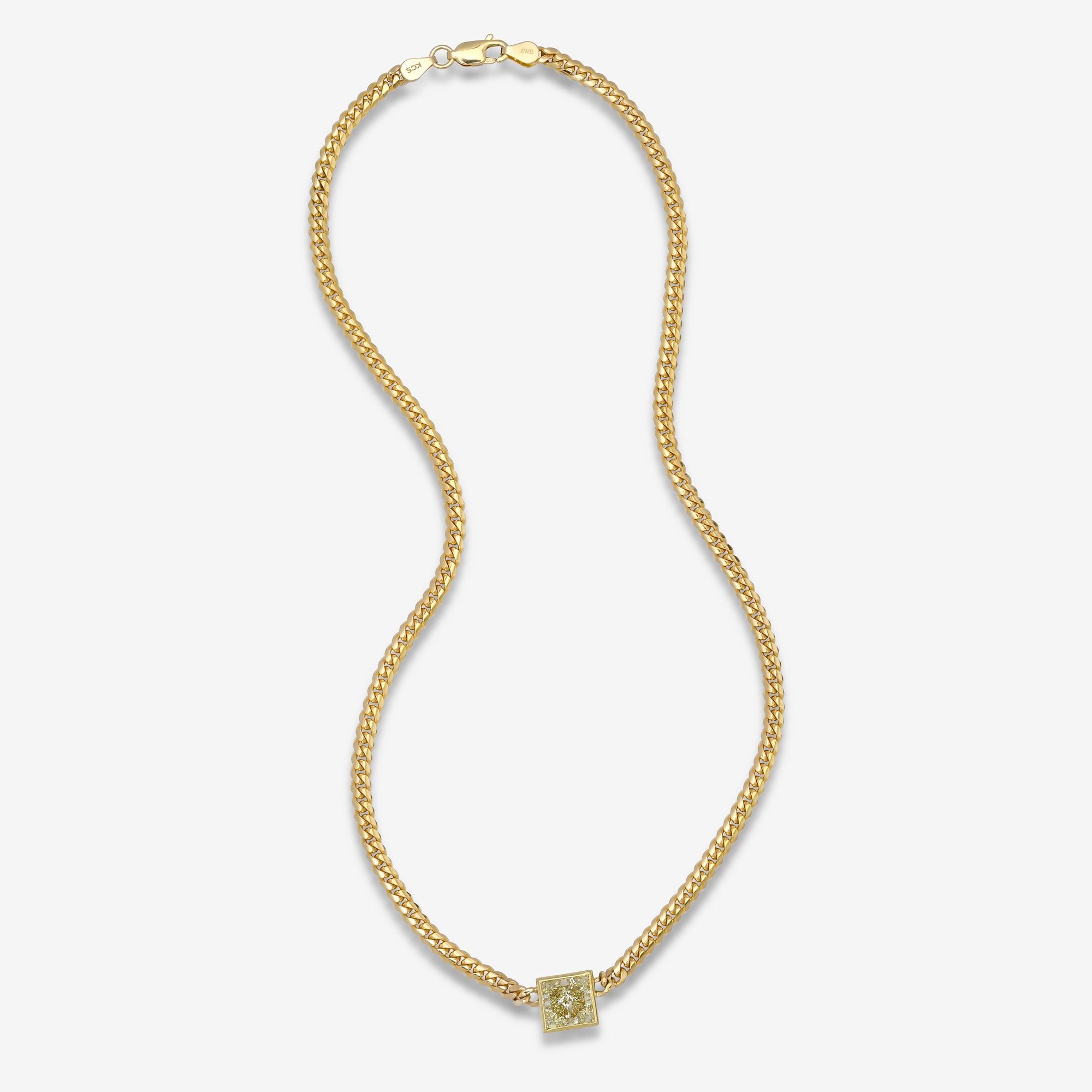 Miami Yellow Princess Necklace