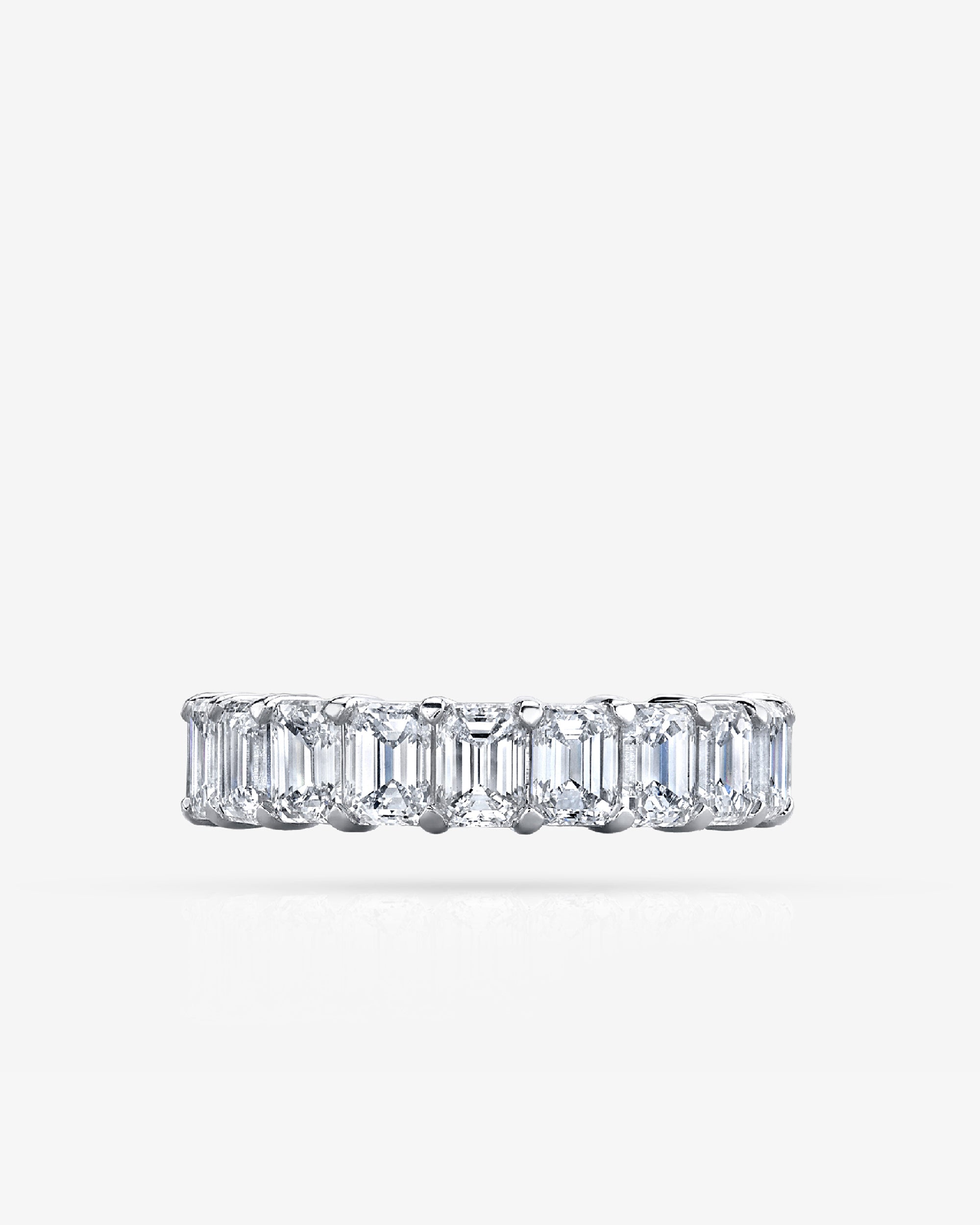 Closed Gallery Emerald Eternity Band