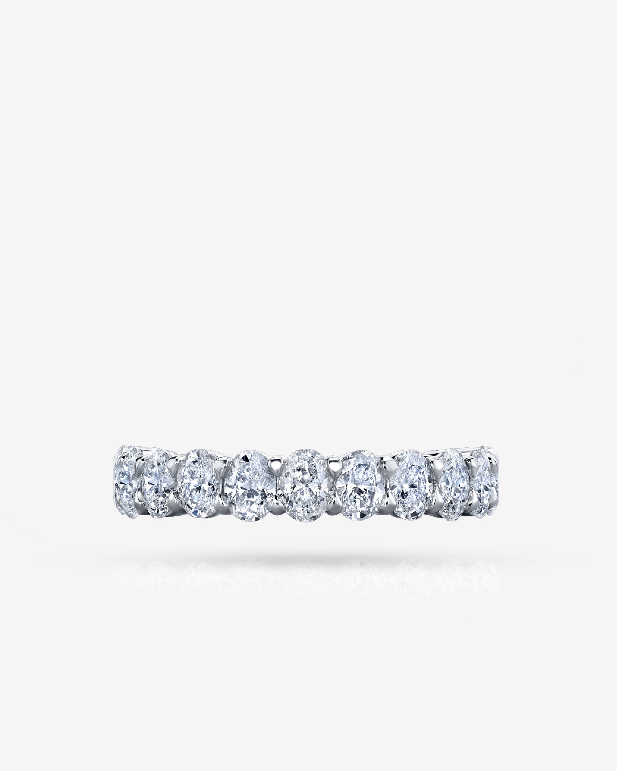 Closed Gallery Oval Eternity Band