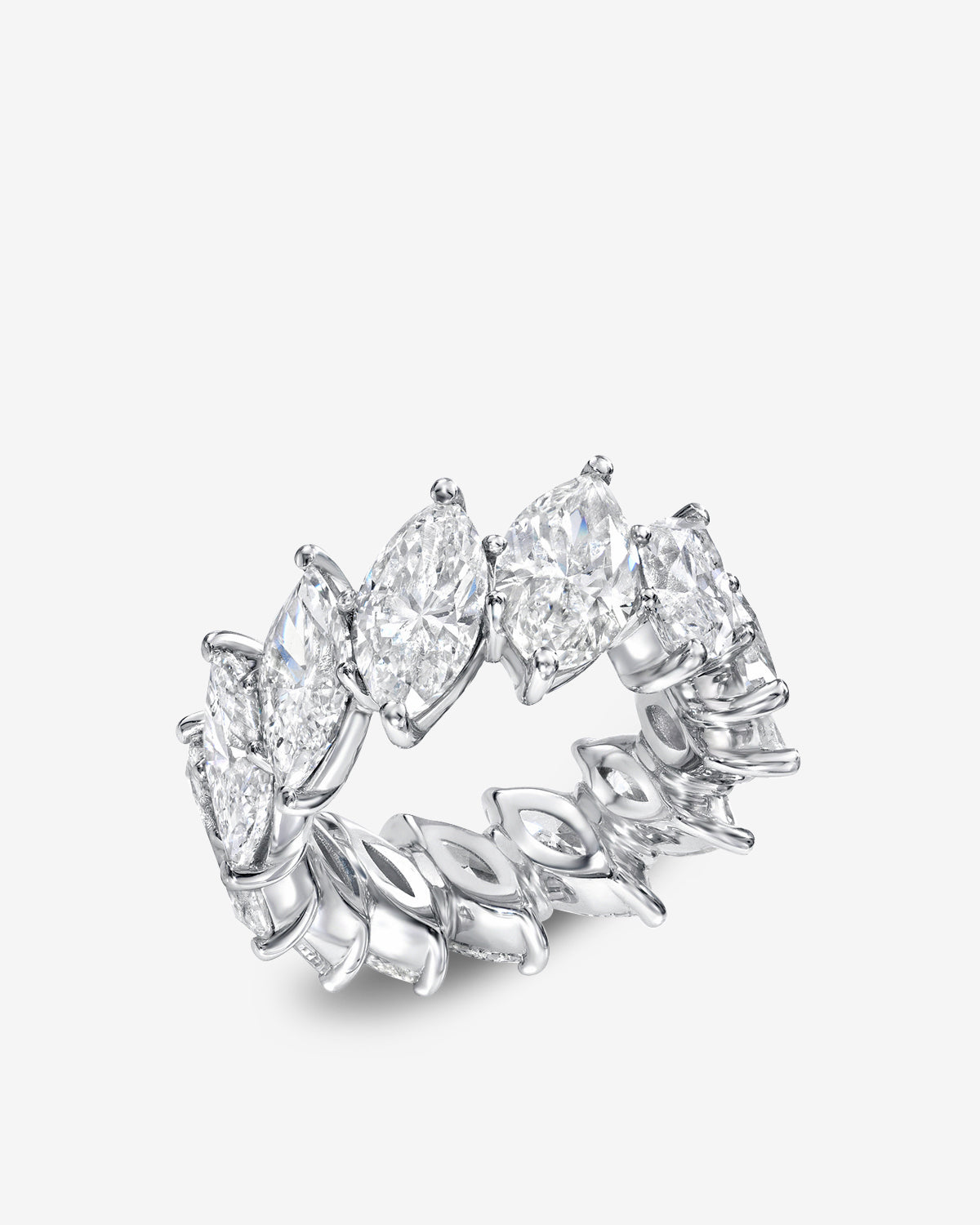 One of a Kind Marquise Graduated Eternity Band