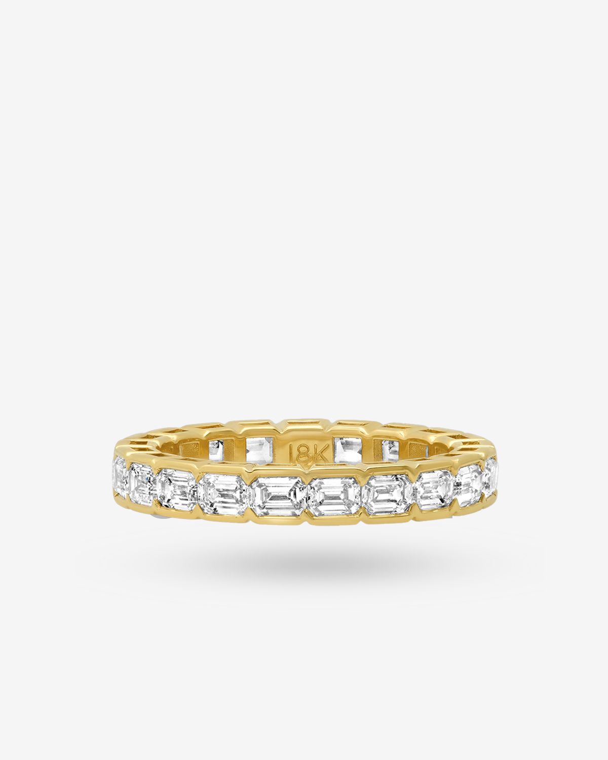 Molded Channel Set Eternity Band
